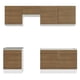 thumbnail image 3 of Cocina Integral Madesa 09 Glamy 240cm - Blanco/Marrón, 3 of 8