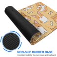thumbnail image 6 of Long Mouse Pads for Desk,Corgi Dog and Footprints Desk Mats on Top Of Desks, Desk Mouse Pad Extra Large with 3mm Non-Slip Base and Stitched Edge for Gaming,Office,Work,Home 35.4"x15.7", 6 of 6