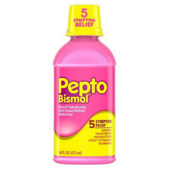 Pepto-Bismol 5 Symptom Digestive Relief Original Liquid 16 fl oz