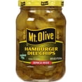 thumbnail image 2 of (12 pack) Mt. Olive Hamburger Dill Pickle Chips - 16 fl oz jar, 2 of 7