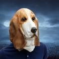 thumbnail image 3 of Halloween Face Cover Skin-friendly Wear Resistant Emulsion Dog Head Animal Face Cover for Home, 3 of 9