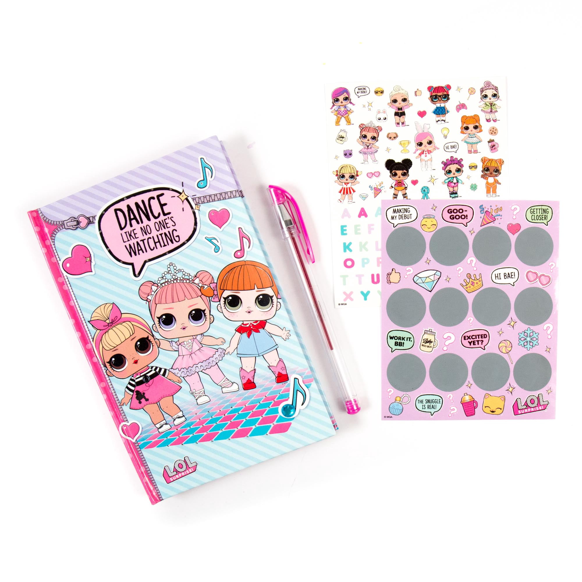 L O L Surprise Light Up Diary Gift For Kids Ages 5 Walmart Com