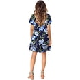 thumbnail image 4 of Vestido HUOGUO con estampado personalizado hasta la rodilla para mujer, 4 of 4