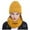 Yellow, variant on PMVFHDE Winter Hat and Scarf Set for Women Knitted Thickened Warm Two Piece Solid Color Soft Woven Design for Cold Weather Yellow