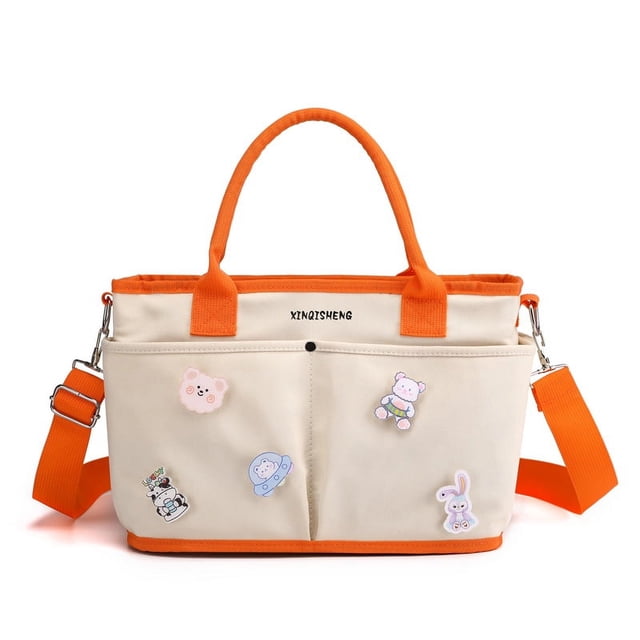 Bolso momia portátil coreano de gran capacidad, para biberones, pañales, bebés, moderno