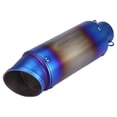 thumbnail image 2 of Universal 51mm Motorcycle Slip-on Exhaust Tailpipe, 2 of 15