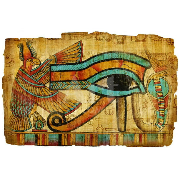 Ancient Egyptian Papyrus Print Wall Art By Maugli L