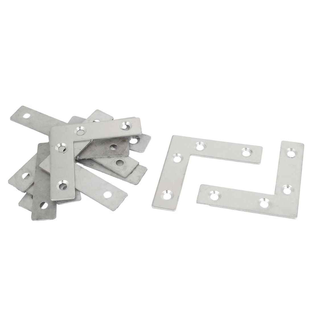 Small/Large Steel Flat Right Angle Bracket L Shape Corner Repair Brace Plate 10, 150mm