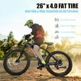 thumbnail image 4 of Vipdrive Electric Bike for Adults with 500W Motor, 48V 13AH Removable Battery, 26" Electric Bicycle Fat Tire E-Bike 22MPH 50Miles Mountain Beach Snow E-Bike, 7 Speed Gear, 4 of 9