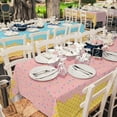 thumbnail image 3 of Ice Cream Party Tablecloth Ornament Disposable Blue Pink 2 Sheets, 3 of 5