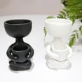 thumbnail image 4 of CAROOTU Imitation Human Shaped Ceramic Flowerpot Small Succulent Pot Planting Pot Flower Pots, 4 of 6