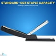 thumbnail image 5 of 1InTheOffice Office Stapler for Desk, Heavy Duty Desk Stapler, Black, 20 Sheets Capacity,2 Pack, 5 of 8