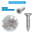 thumbnail image 5 of 6 PCS Mending Plates Straight Brace Brackets Heavy Duty Flat Bracket Stainless Steel Repair Plates for Furniture Wood, 5 of 7