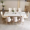 thumbnail image 2 of Luxury Marble Dining Tables Mobile Center Side Coffee Living Room Wall Dining Tables Kitchen Mesas De Jantar Luxury Furniture My Lux Decor Round, 2 of 7
