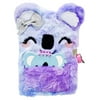 Claire's Children's Purple Plush Koala Diary - Lock and 2 Keys, 100 Pages