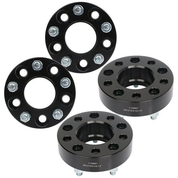 SCITOO 4X 5x4.5 Wheel Spacers Hubcentric 5 lug 70.5mm 1.5" Wheel Spacers 5x114.3mm with 1/2" Studs