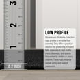 thumbnail image 5 of Ottomanson Extra Long Runner Rug Non-Slip Low Pile Stain Resistant, Solid Black, 1'10.5" x 25', 5 of 13