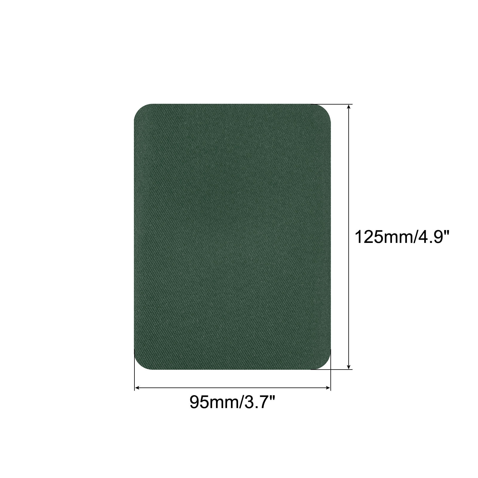Unique Bargains Fabric Patch Iron-on Patches for Hole Repairing and Decoration Light Green