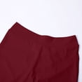 thumbnail image 4 of Women's V Back Scrunch Butt Flare Leggings Ruched Bell Bottom Yoga Pants, 4 of 8
