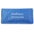 LotFancy Hot Cold Pack for First Aid, Reusable Gel Ice Packs for Injuries, Pack of 2 (10.5x5 in