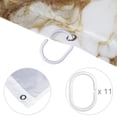 thumbnail image 4 of Marble Waterproof Shower Curtain Set with Hooks, Printed Bathroom Decoration - Curtain Sets for Bathroom Curtains, 4 of 6