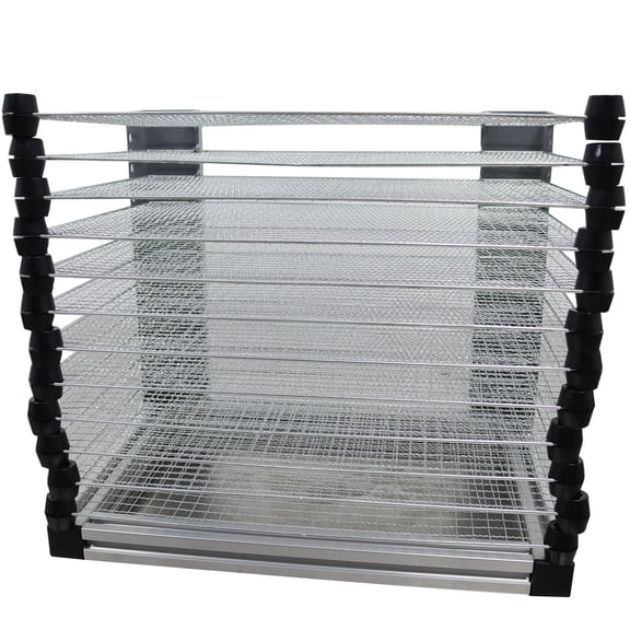 12 Shelves Desktop Drying Rack Flip-open Adjustable Height 16.14"*11.81" for Art Studios