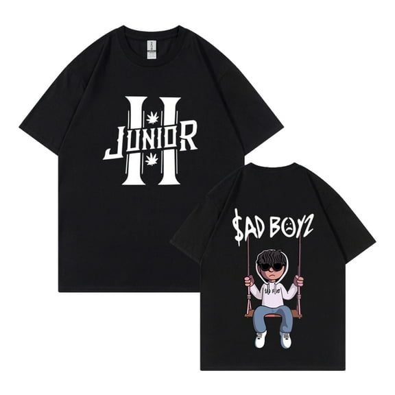 Junior H Sad Boyz Tshirt Fashion O-Neck Short Sleeve Unisex T-Shirt Men Women Casual Style Tee Top