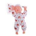 thumbnail image 2 of Muñecas de bebé negras de 30 cm en mamelucos y gorro, muñeca de juego americana americana de moda, juguete de para , juguete de práctica Rojo normal Baoblaze Muñeca para dormir renacida, 2 of 8