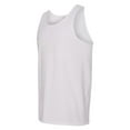 thumbnail image 4 of Gildan Heavy Cotton Men's Tank Top, Comfortable Sleeveless Undershirt, Classic Fit, White, Size-M, 4 of 5