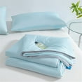 thumbnail image 4 of 79x90IN Bed Cooling System Comfortable Blankets Soft And Fluffy Comforter Cold Fabric Absorbs Body Heat Double Cool Design Soft Blanket Living Room Decor for Sofa, Couch, Bed, Camping, Travel, 4 of 9