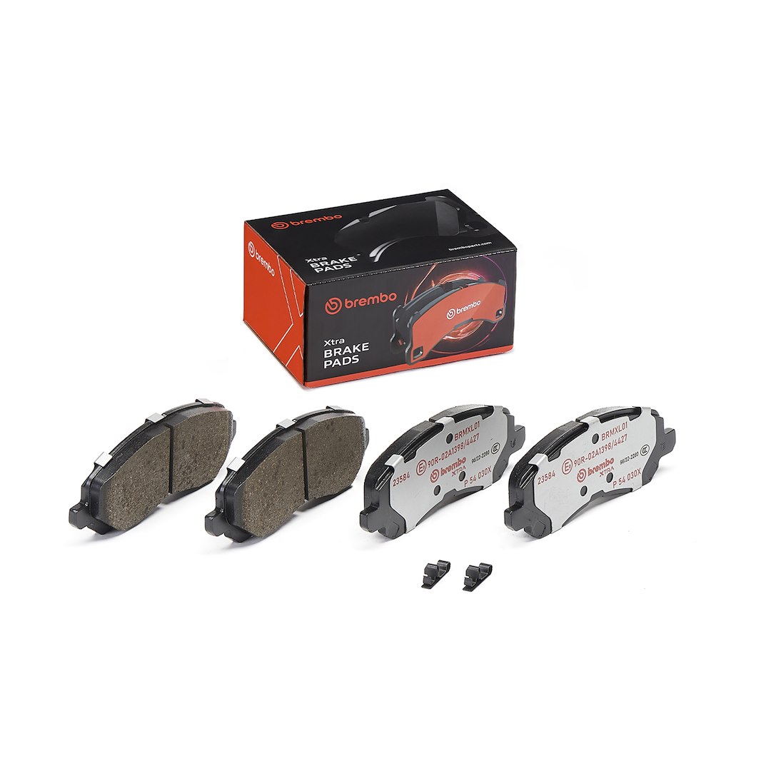Brembo P54030X; Brake Pad; XTRALINE; FMSI Number D866-7741; Low-Metallic; Set Of 4