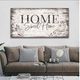 thumbnail image 3 of Large Dark Brown Farmhouse Wall Sign for Home Decor Wooden Canvas Art 20x40, 3 of 6