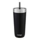 thumbnail image 1 of Vaso Luxe Tumbler 18 Oz Con Popote Acero Inoxidable Contigo negro 1, 1 of 3