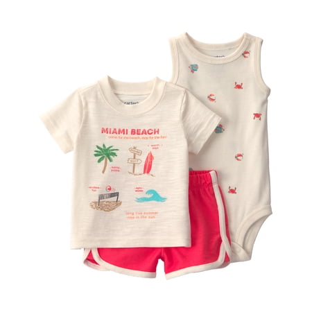 Carter's Child of Mine Baby Boy, 3-Piece, Sizes 0/3-24 Months