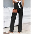 thumbnail image 2 of Women High Waisted Jeans Straight Leg Casual Denim Pants, 2 of 3