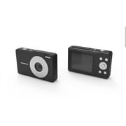 Vivitar Popsnap Slim Lightweight Built-In Flash 1080p 16X Zoom Compact Digital Camera with Micro SD Slot, Black