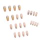 thumbnail image 2 of Uñas postizas largas, puntas de ataúd acrílico, prensa sobre uñas, ataúd, cubierta completa, uñas postizas para mujeres y niñas, 24 Uds., 2 of 5