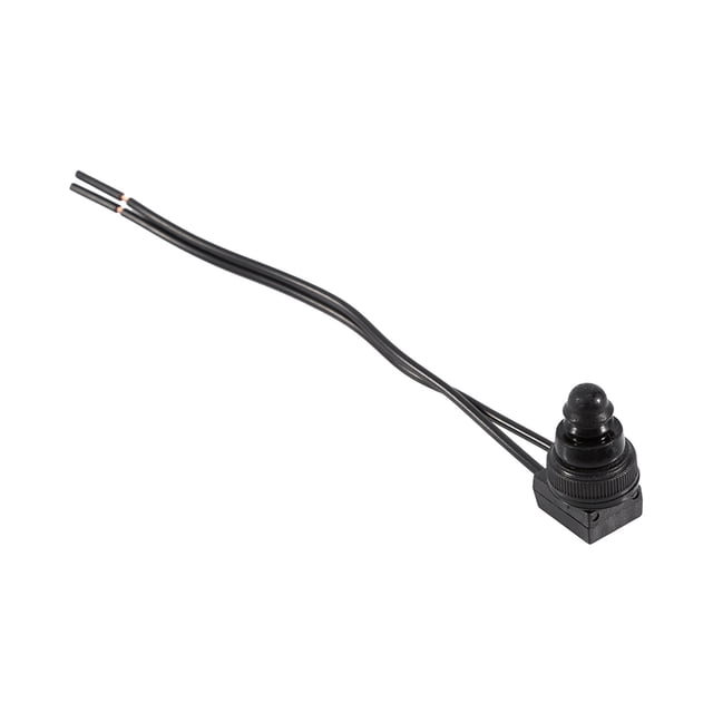 Interruptor De Botón, Interruptor De Encendido Y Apagado De Botón Impermeable De 12 V De 5 Piezas Con Cables De 4"para Automóvil De Motocicleta