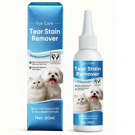 Tear Stain Remover for Dogs, Dog Eye Cleaner Solution, 60ml