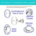 thumbnail image 2 of Heldig Cigar Scissors Cutter, Stainless Steel Guillotine Double Cut Blade Cigar Accessories for Cigars, 2 of 6