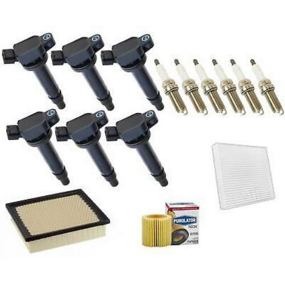 Ignition Coil Platinum Spark Plugs Tune Up for 2014-2017 Toyota Highlander 3.5L