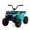 Green, variant on Luku 12V 4.5AH Kids ATV Ride On Car, 4-Wheeler Electric Motorcycle for Toddlers, Shock Absorber, Music Player, USB, Forward & Reverse, LED Headlights, Treaded Tires, 66 lbs Max