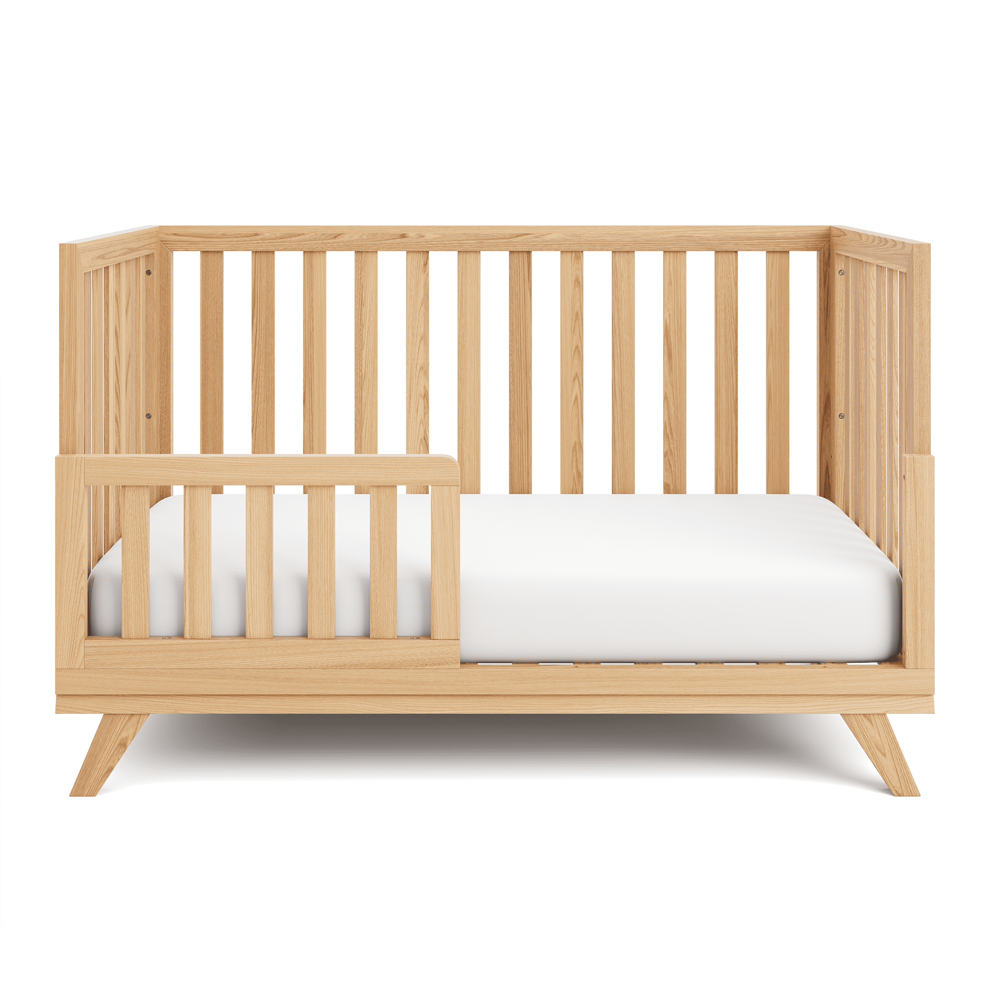 Comfy Cubs Crib Conversion Kit for Toddlers – Toddler Bed Guard Rail for Ages 15 Months+, Wood