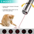 thumbnail image 3 of Mojeta con puntero láser Cat con 5 patrones ajustables, 3 of 9