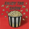 thumbnail image 3 of Wild Apple Portfolio 15x15 Black Modern Framed Museum Art Print Titled - Enjoy the Show Red, 3 of 5