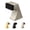 Satin Nickel, variant on Curved Floor Door Stopper, Quickly Installed Wall Protector, Wall Protectors from Door Knobs, Floor Door Stop with Mounting Hardware Included - Satin Nickel - 2.5 Inch