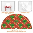 thumbnail image 4 of Sikiie Broccoli 30-48 inches {designName} Print Christmas Tree Skirt Snowman Xmas Tree Skirt with Edge Christmas Decorations for Holiday Party48", 4 of 7