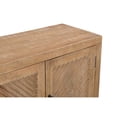 thumbnail image 4 of Taran Designs Lark 4-door Carved Solid Wood Sideboard in Beige, 4 of 6
