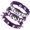 Purple, variant on Rock Punk Spiked Faux Leather Bracelet Set, Goth Studded Cuff Wristband Adjustable Bracelets for Halloween Party Favors Grunge Accessories Purple -