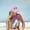 502_Pink, variant on TANGNADE Baseball Hats for Women Cap Flower Snapback Sun Adjustable Denim Jeans Hat Fashion Crown Faux Pearl Outdoor Summer Hats Beige